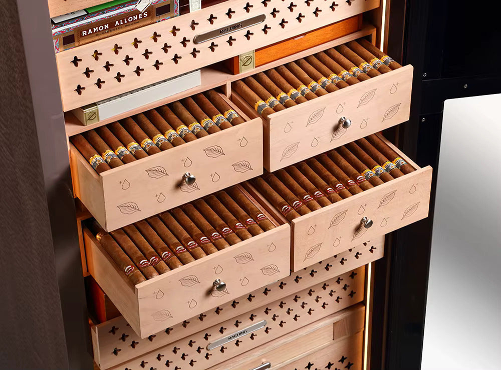 Raching Reserva RR980 Humidor Drawer Detail