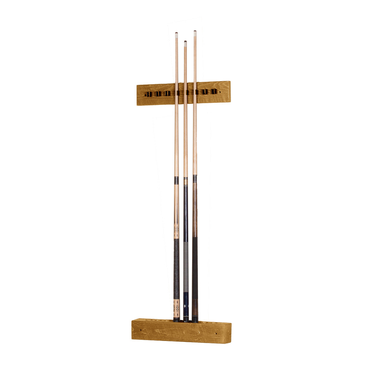 Barnwood 2 Piece Wall Cue Rack