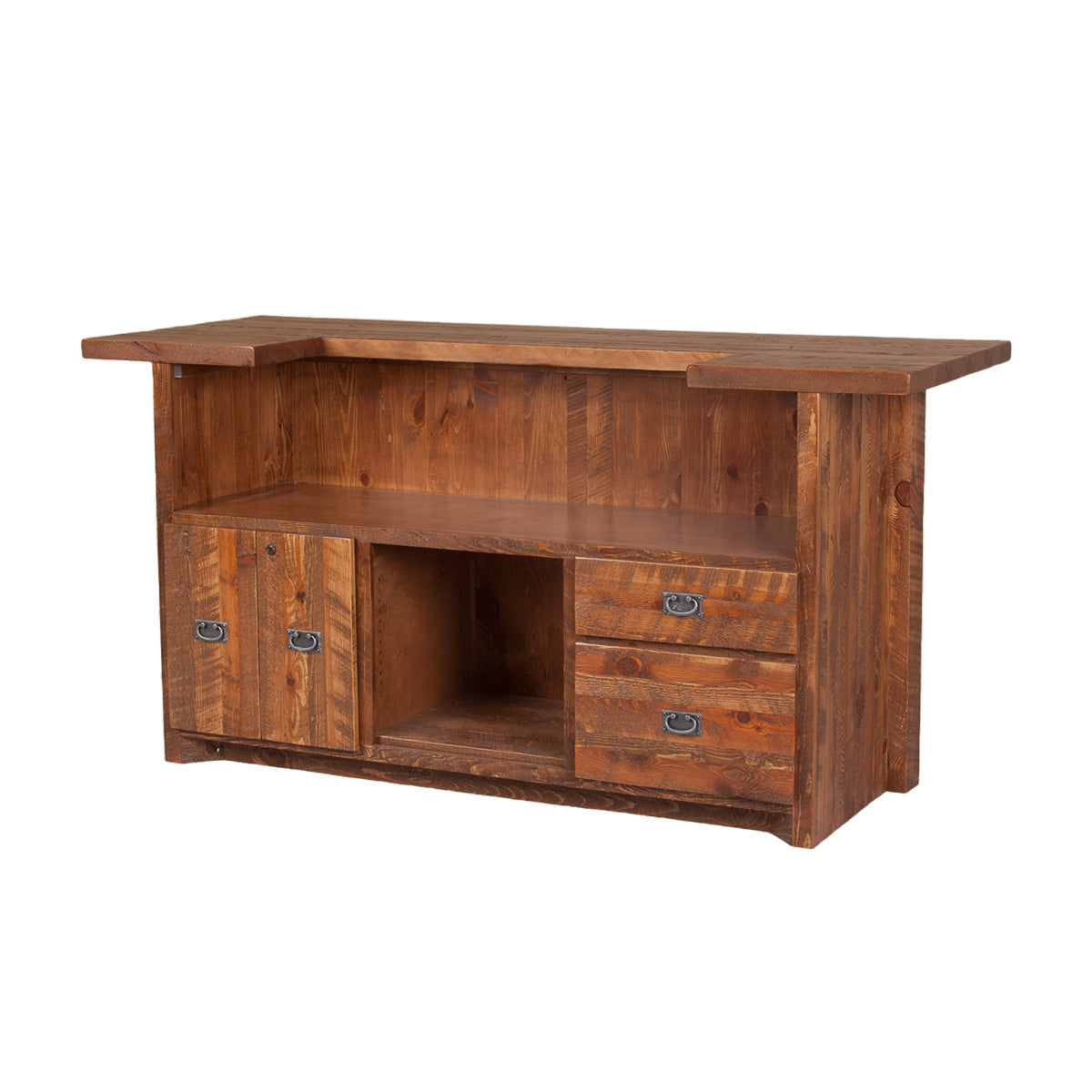 84 Inch Barnwood Bar Counter