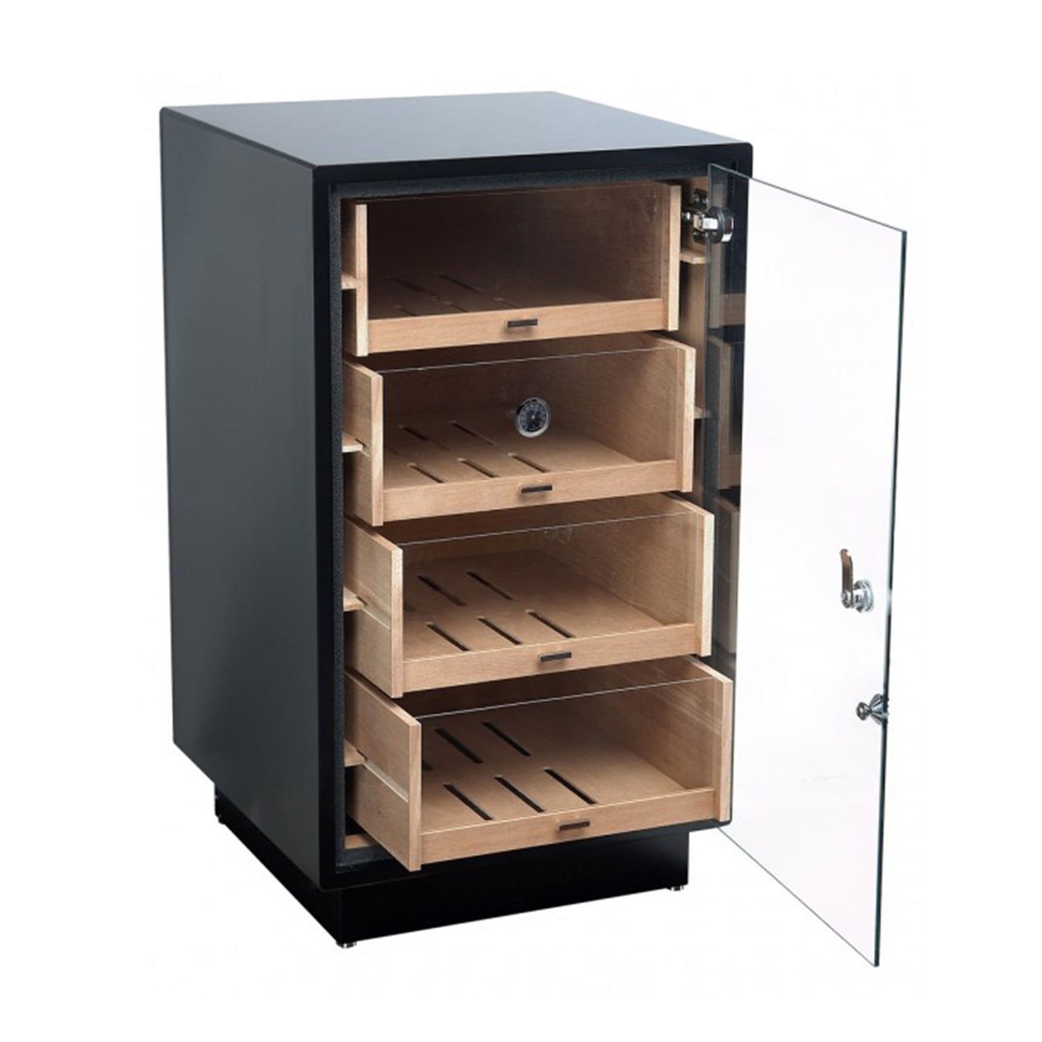 Brit Cabinet Humidor Door Open