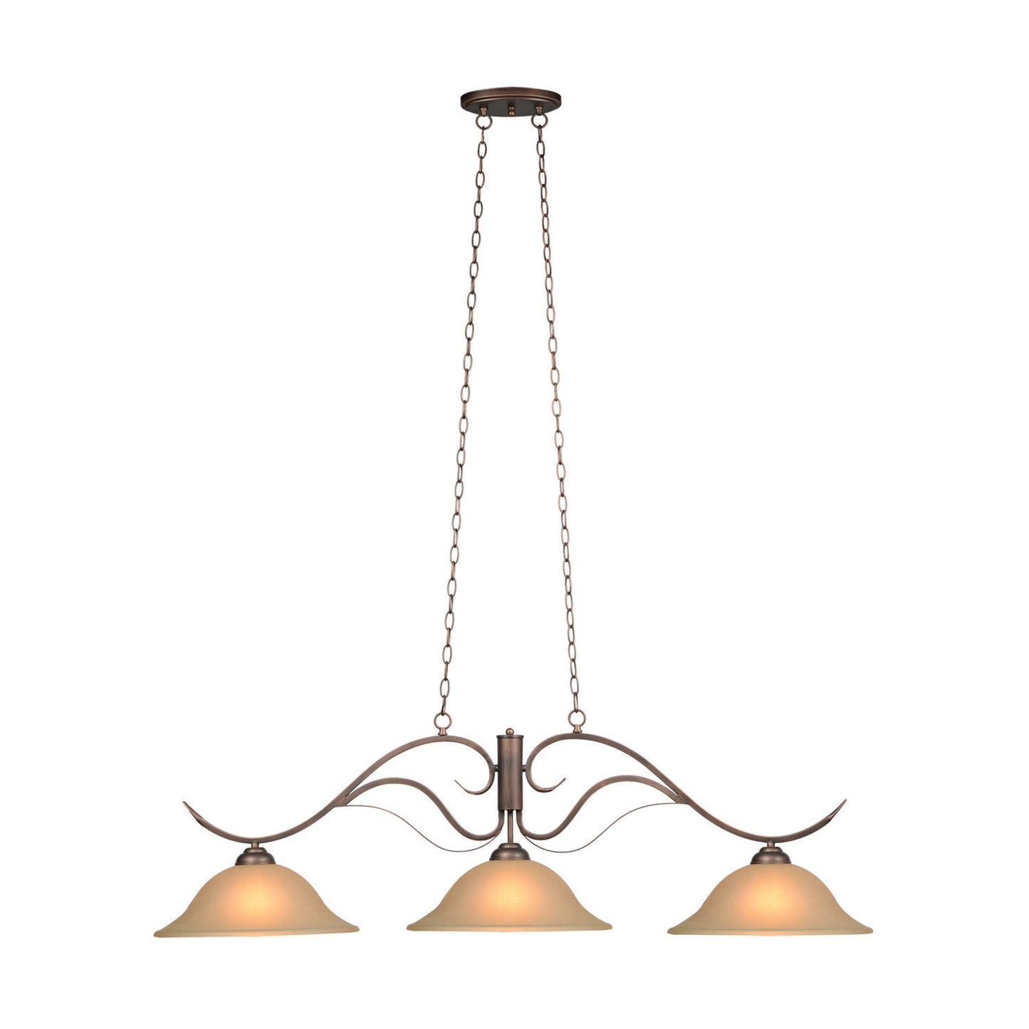 3 Shade Monaco Fixture Oil Rubbed Bronze