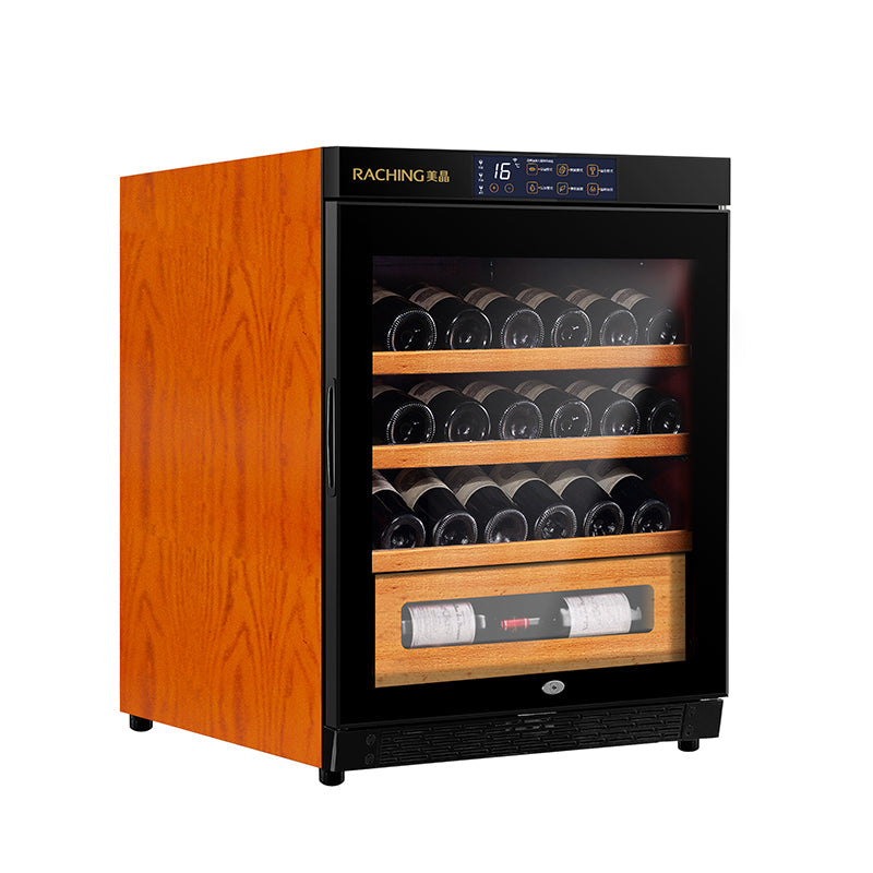Raching W150A-MC Wine Cooler in brown