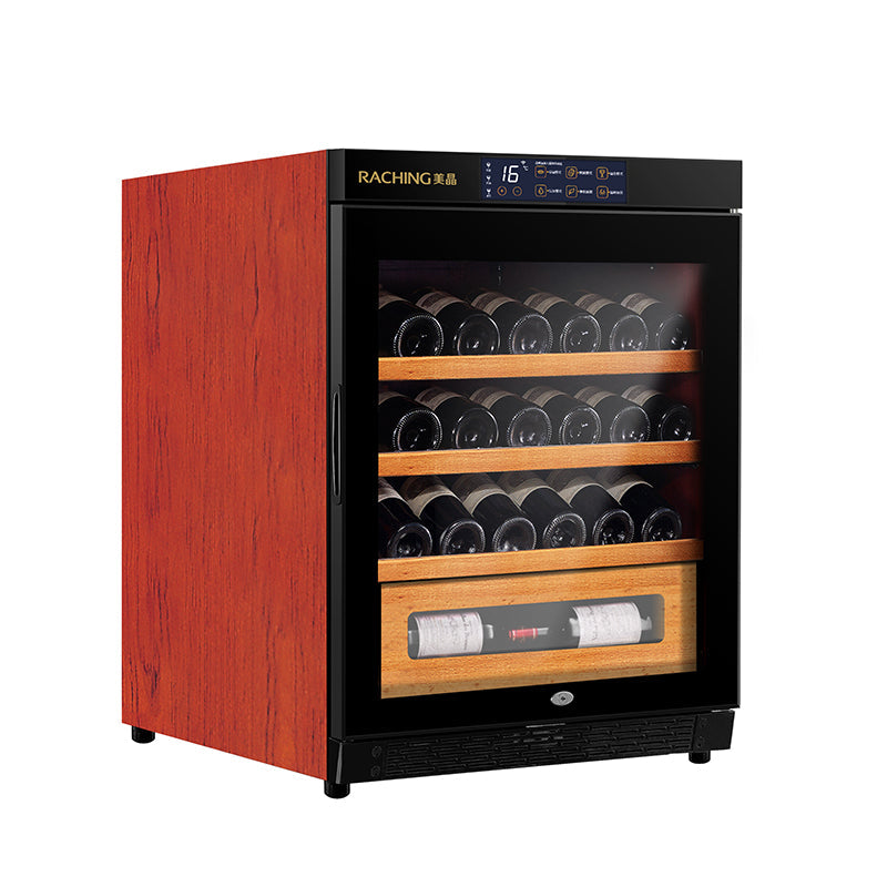 Raching W150A-MC Wine Cooler in red