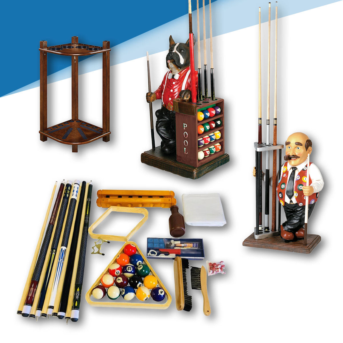 Pool Cue Racks & Accessories - Dads Heaven™