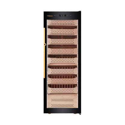 Afidano B6 humidor front view, empty