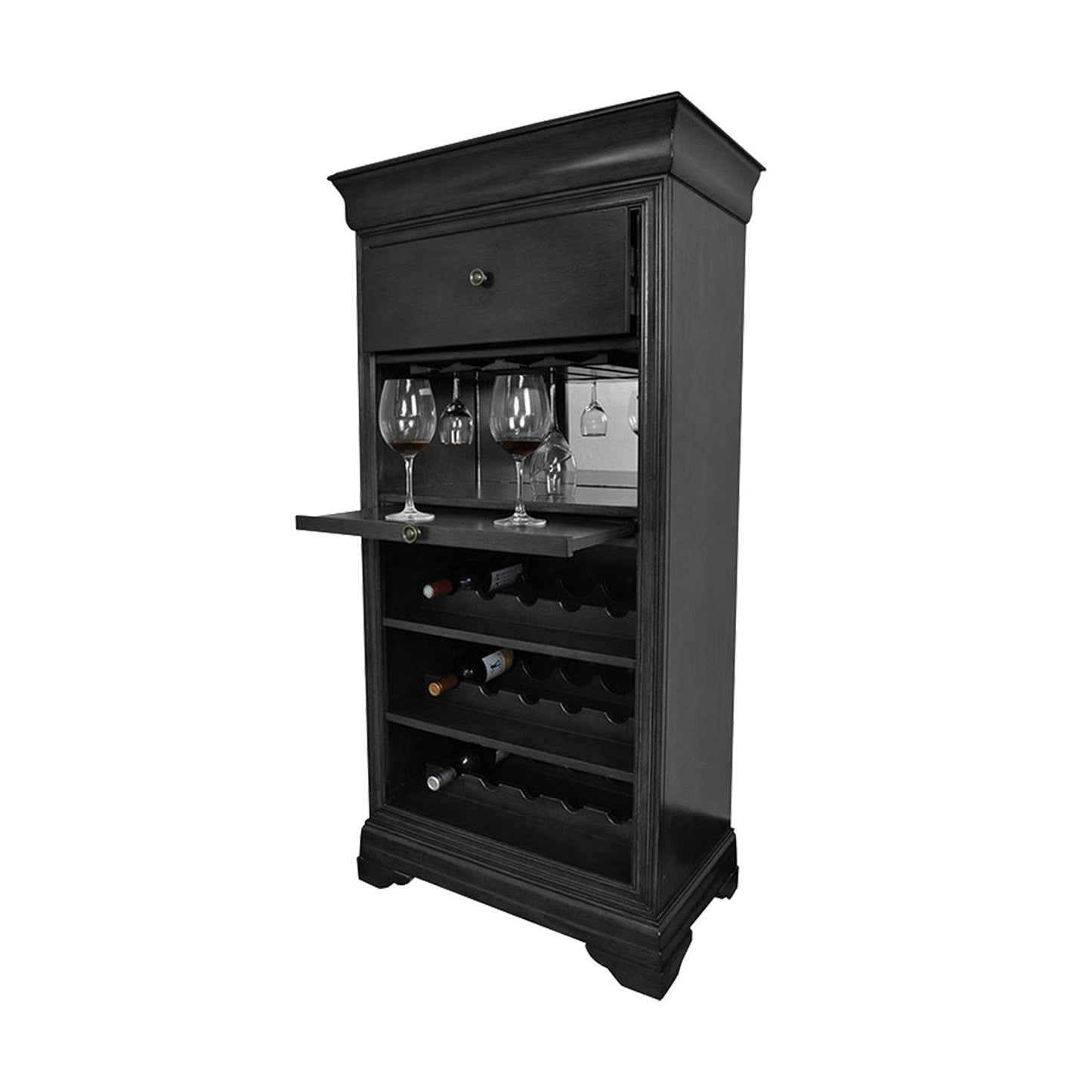 Bar Cabinet W/ Wine Rack