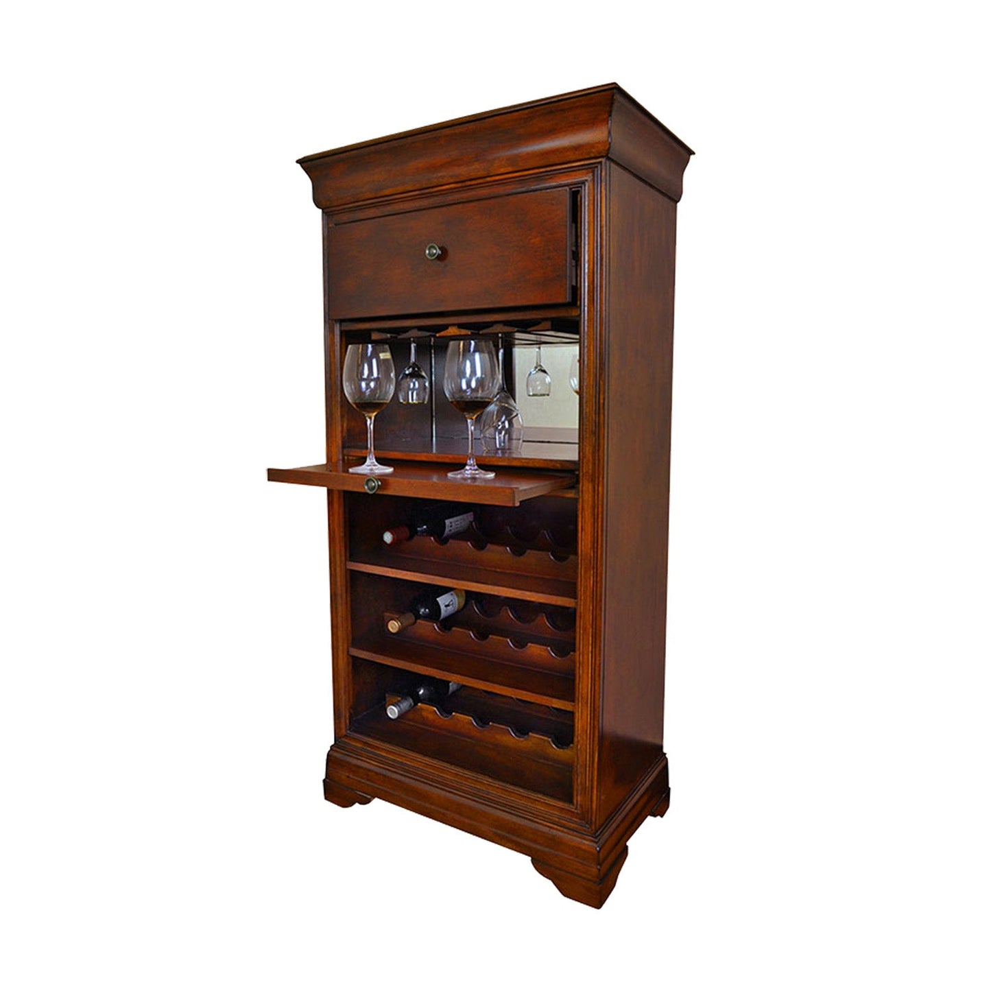 Bar Cabinet W/ Wine Rack