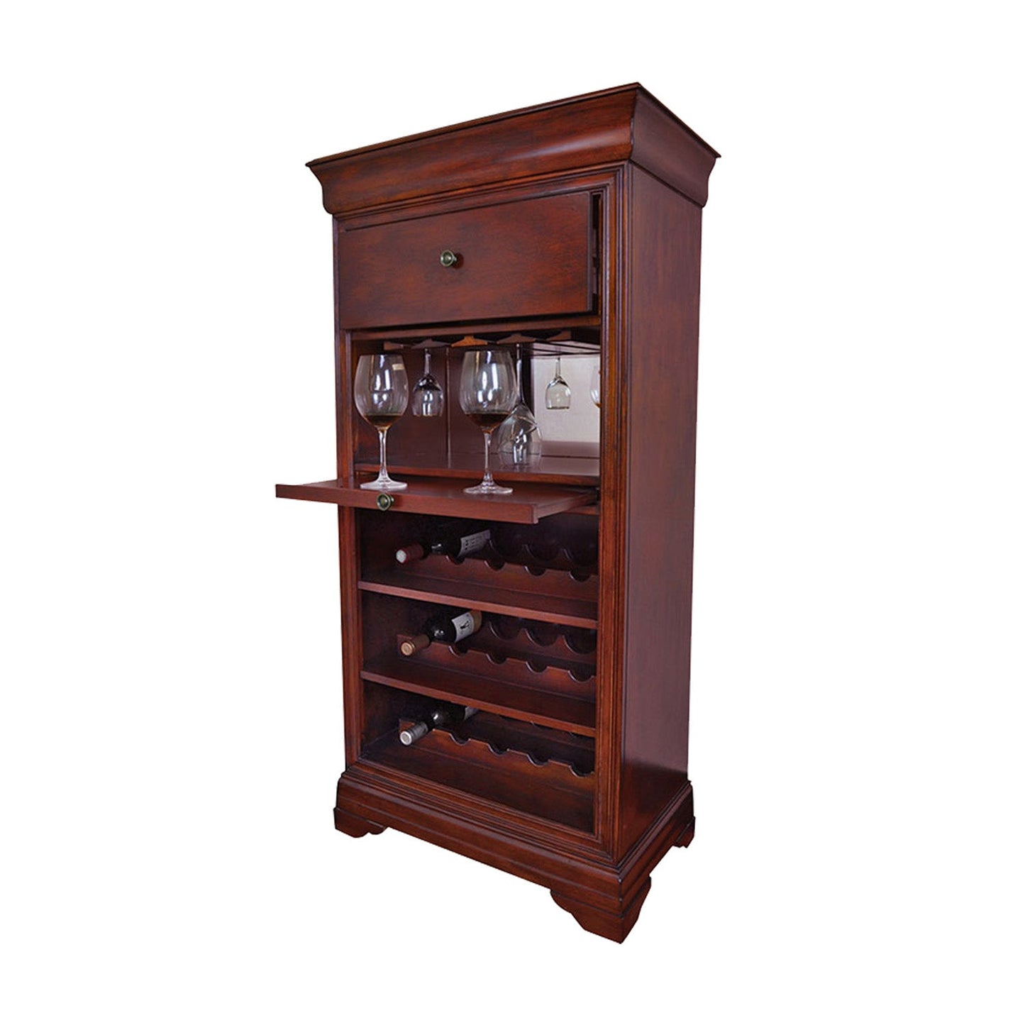 Bar Cabinet W/ Wine Rack