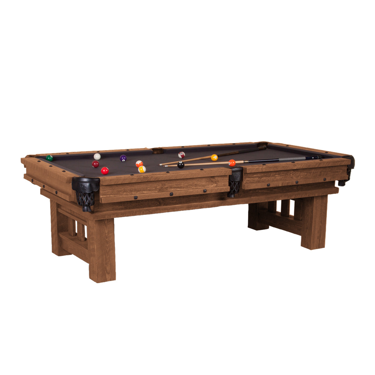 Barnwood Cheyenne Pool Table in Honey Pine