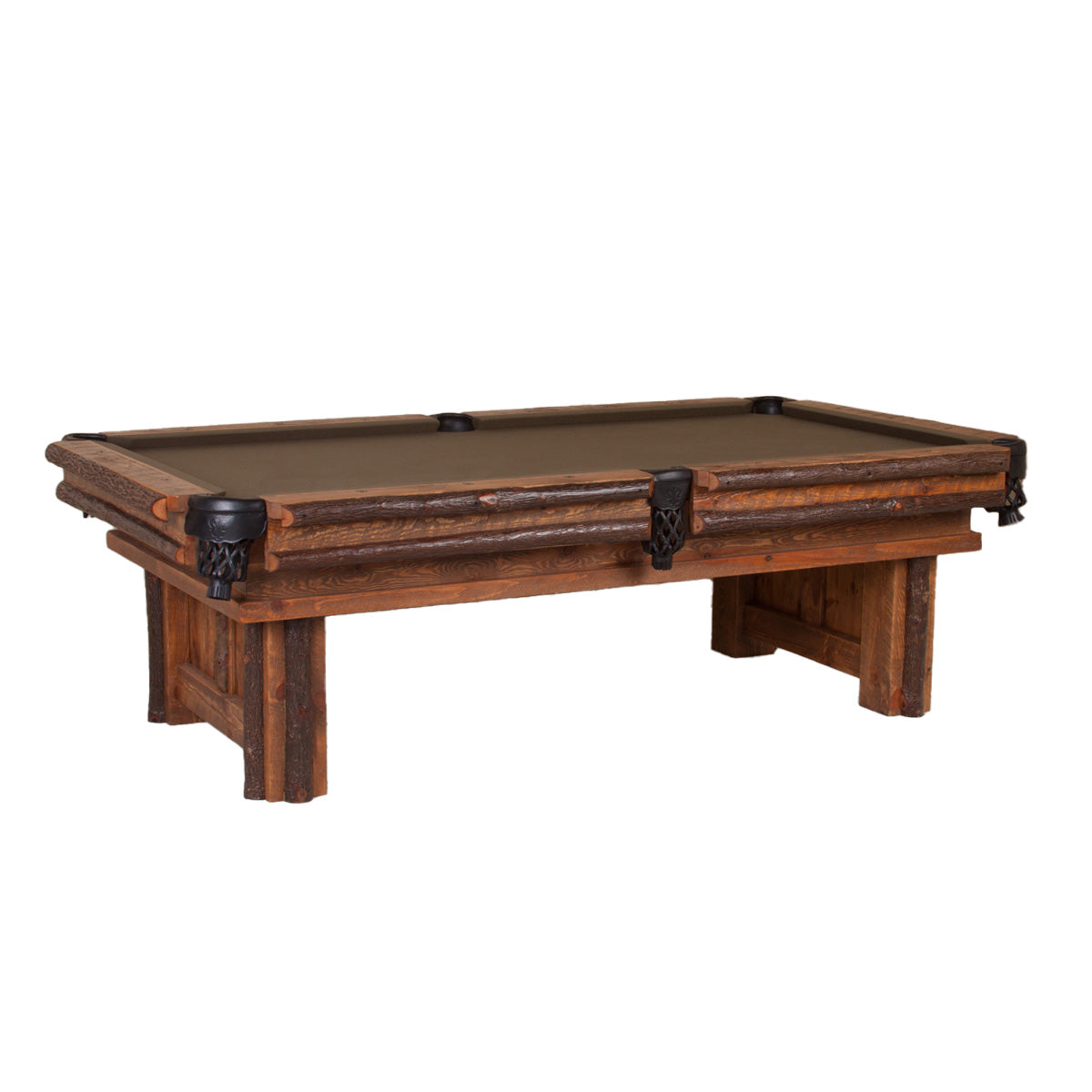 Sawtooth Hickory Pool Table