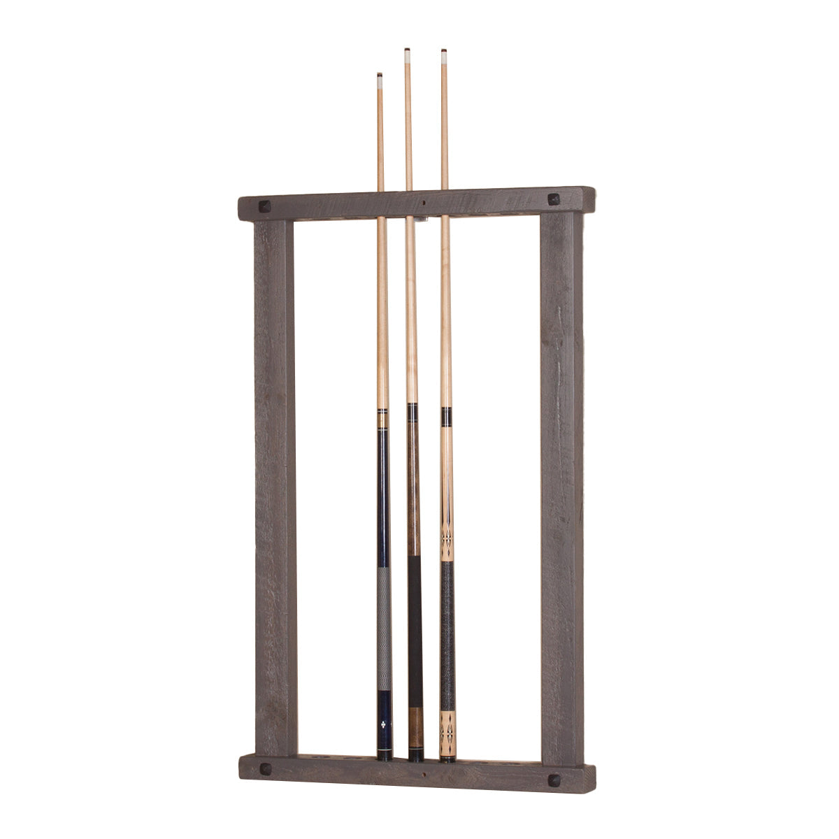 Barnwood Wall Framed Cue Rack