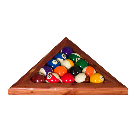 Red Cedar Pool Ball Triangle