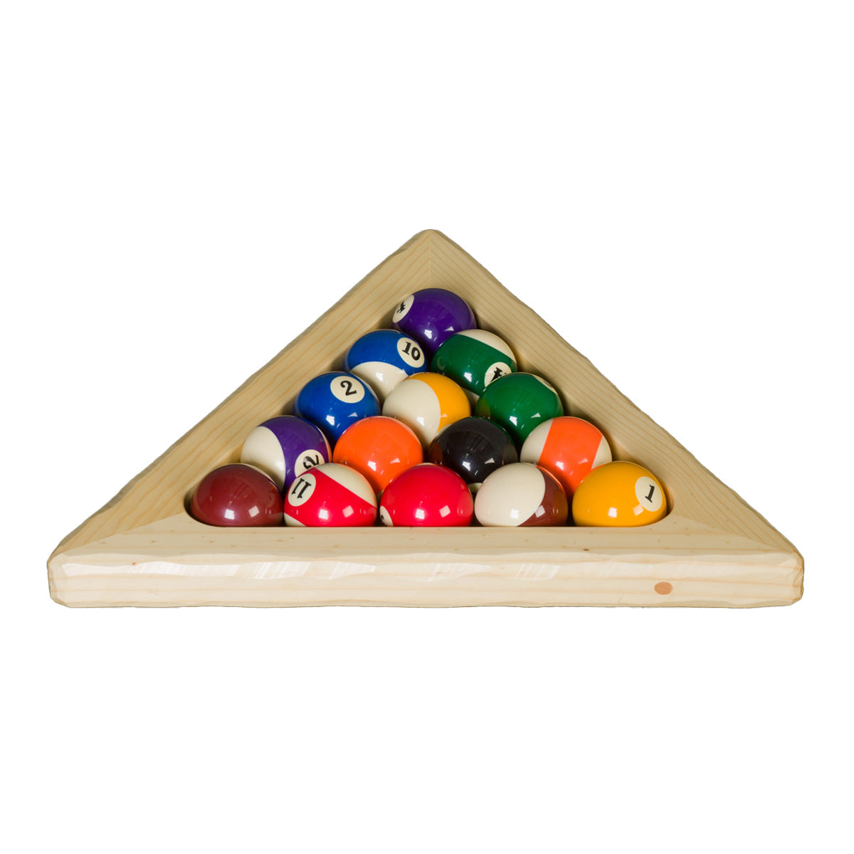 Log Pool Ball Triangle - Dads Heaven
