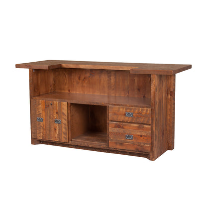 84 Inch Barnwood Bar Counter