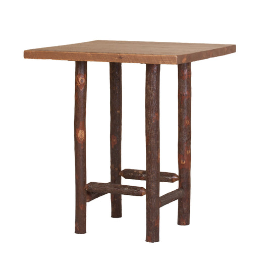 Sawtooth Hickory Bar Table