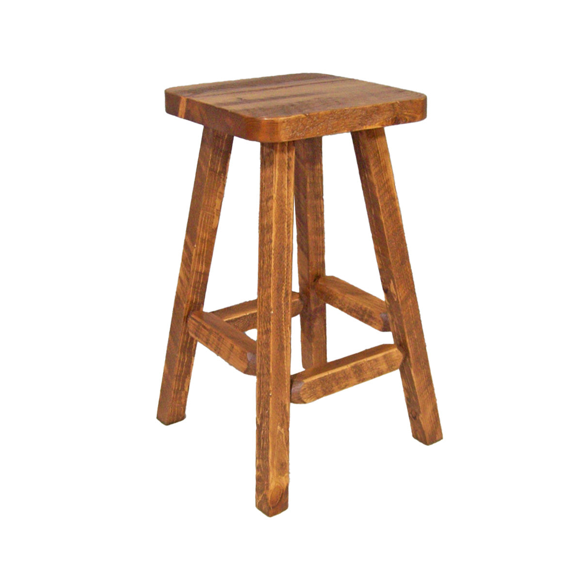 Barnwood Pub Stool in Honey Pine finish