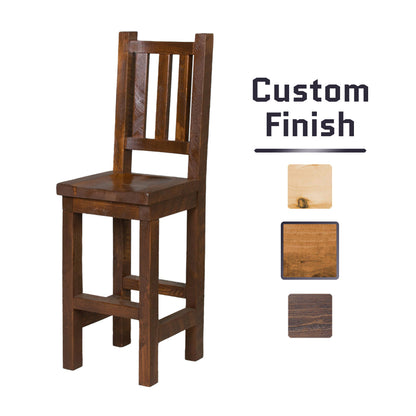 Barnwood Pub Chair in Dark finish