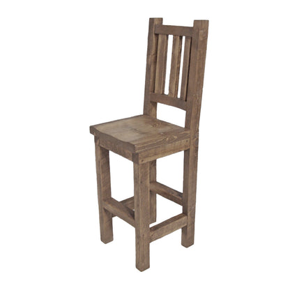 Barnwood Pub Chair in Weathered Grey finish