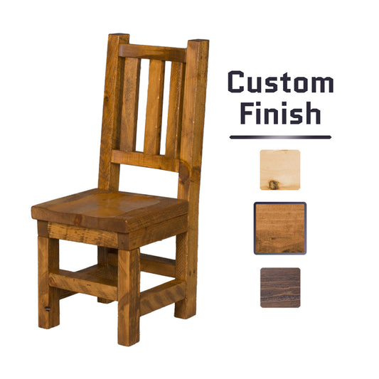 Barnwood Game Room/Dining Chair in Honey Pine finish