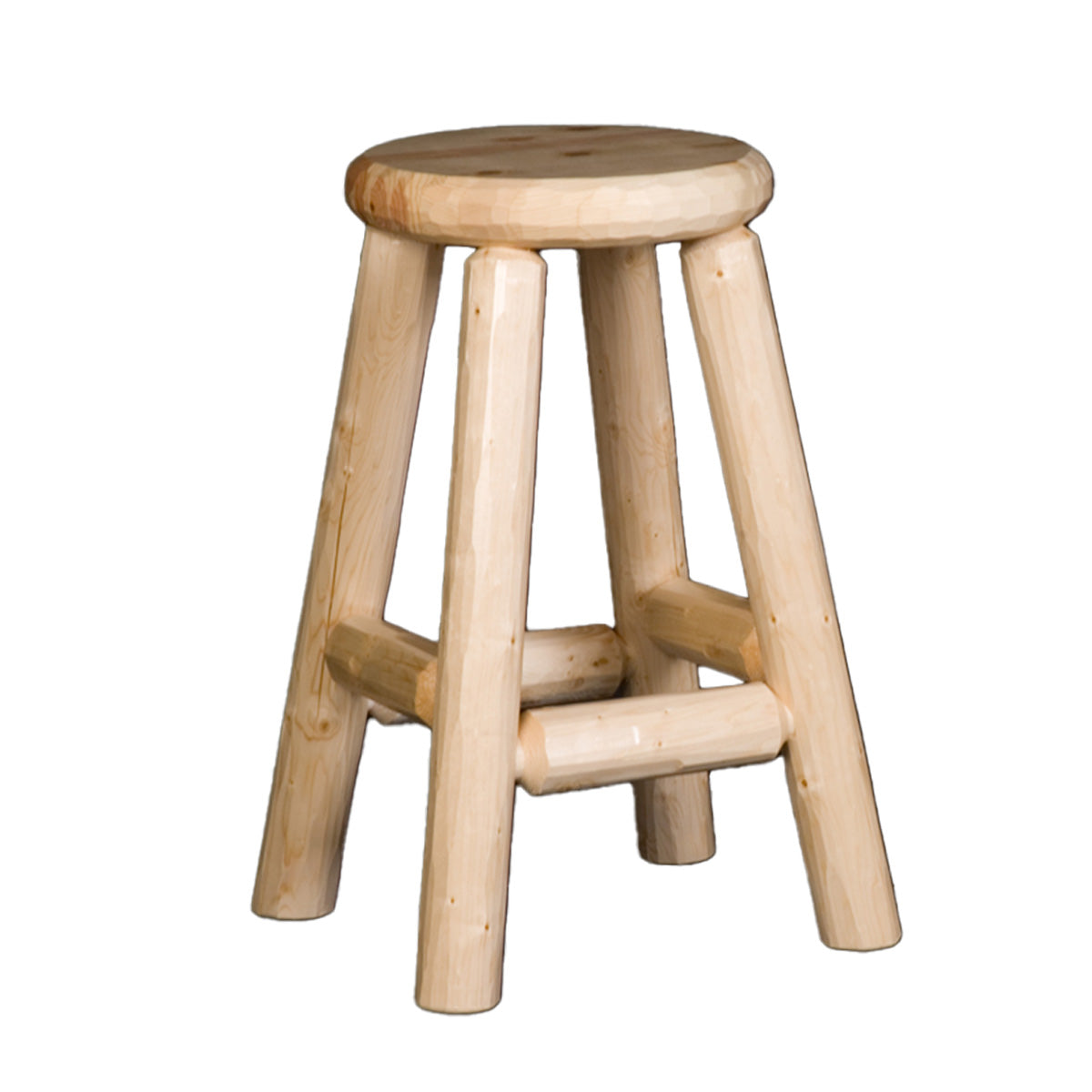 Log Pub Stool