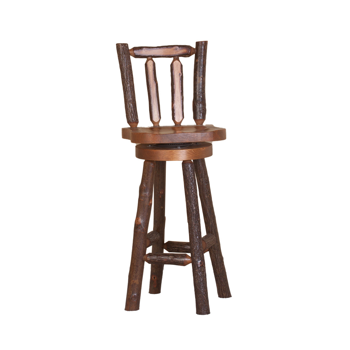 Sawtooth Hickory Bar Stool