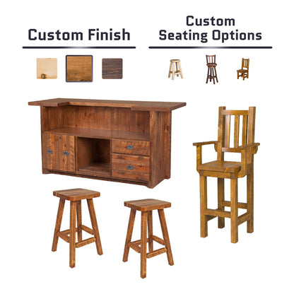 Barnwood Bar Set