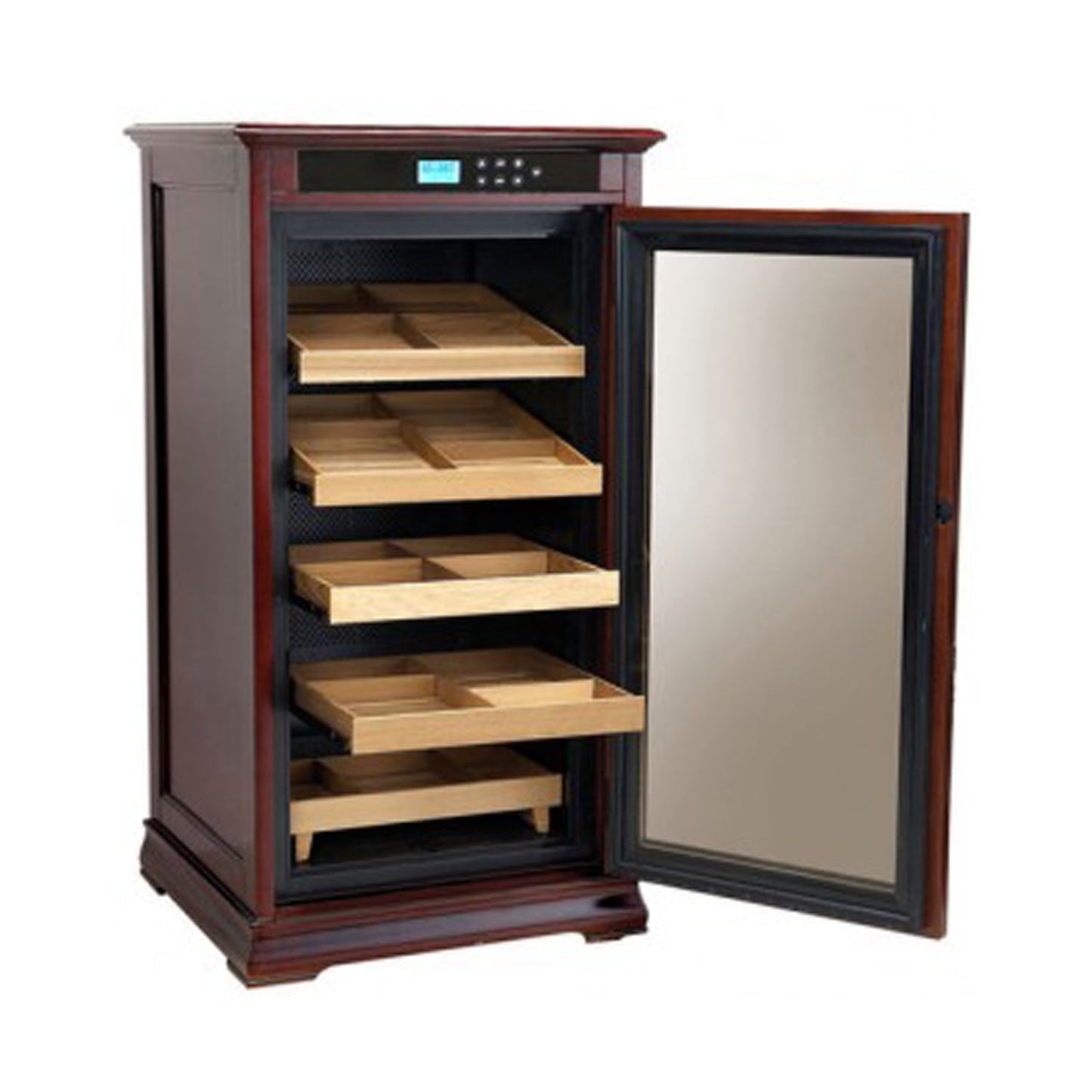 Sundance in Cherry Cabinet Humidor Door Open