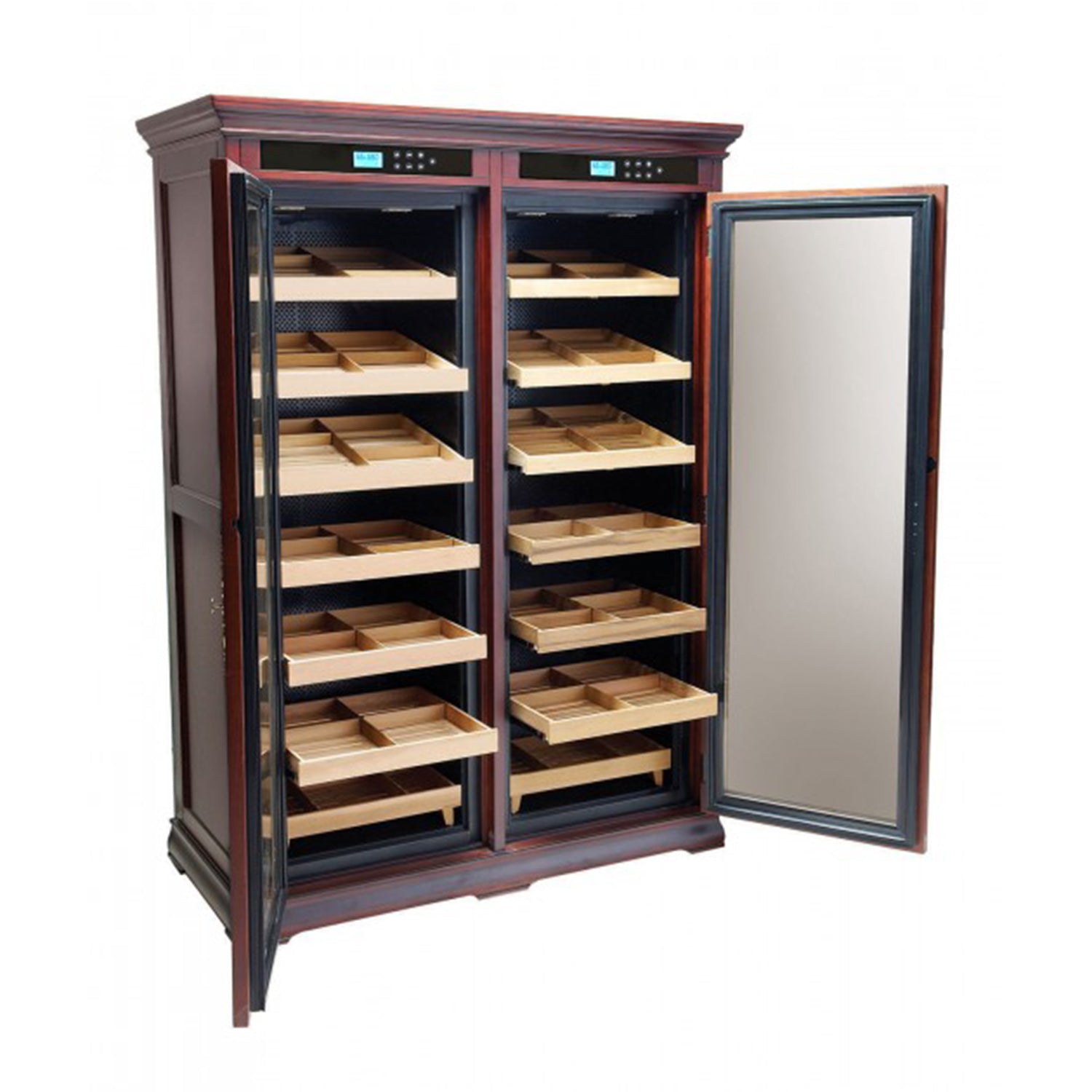 Dutch Cabinet Humidor Door Open