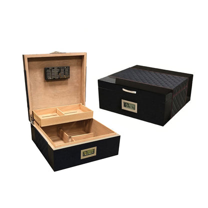 Lexington Desktop Humidor in Black