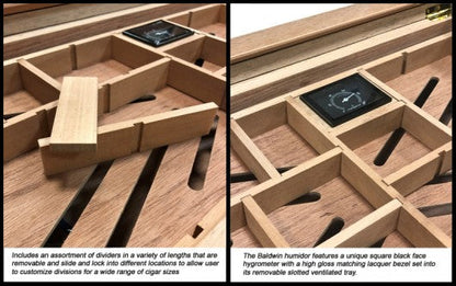 Balthazar Desktop Humidor Configurations