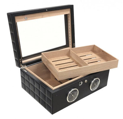 Grand Prix Desktop Humidor Open