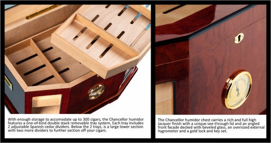 President Desktop Humidor Configurations