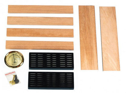 President Desktop Humidor Dividers, Humidifiers, Hygrometer and keys