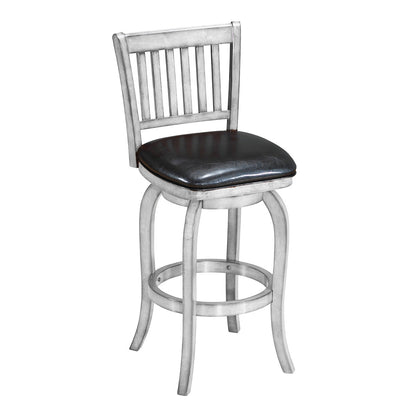 Backed Swivel Bar Stool Square Seat