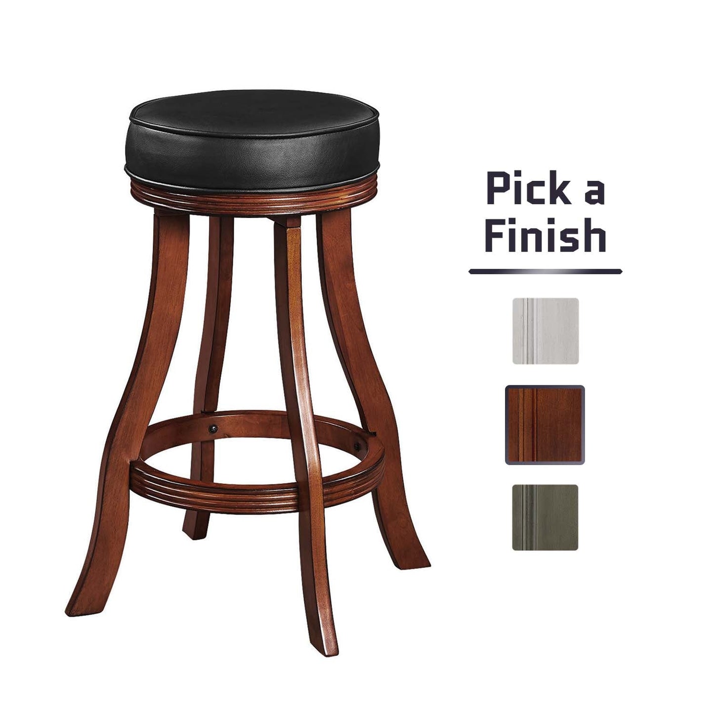 Backless Swivel Bar Stool