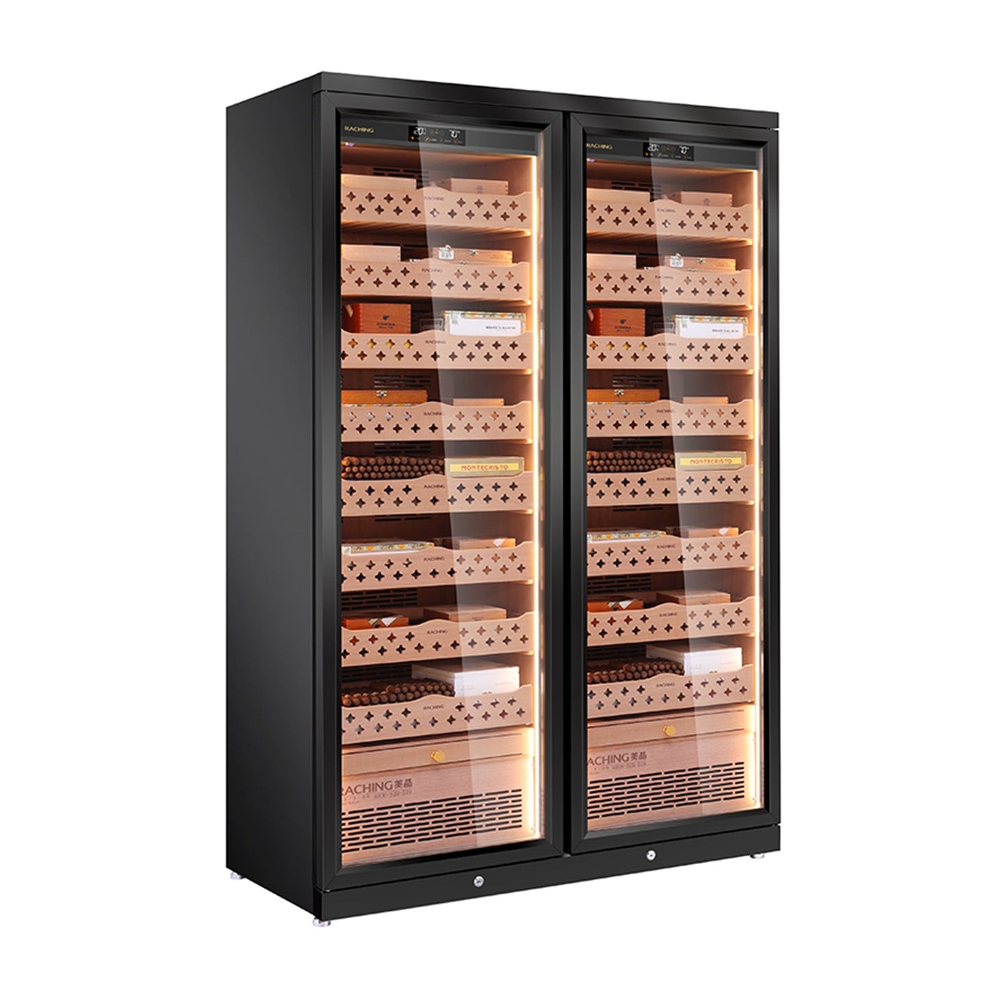 Raching CD1200 - Smart Cigar Humidor & Wine Cooler (1600 cigars / 130 bottles)