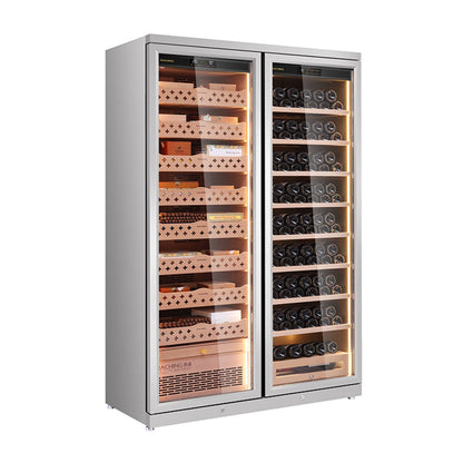 Raching CD1200 - Smart Cigar Humidor & Wine Cooler (1600 cigars / 130 bottles)