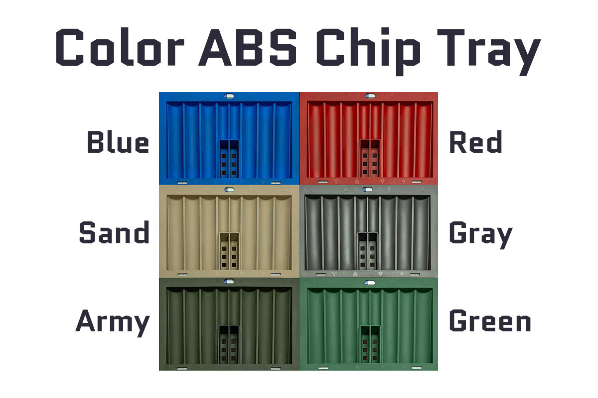 Color ABS Chip Trays