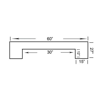 60″ Bar Counter