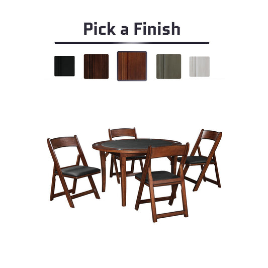 48″ Folding Card Table and Chairs Set