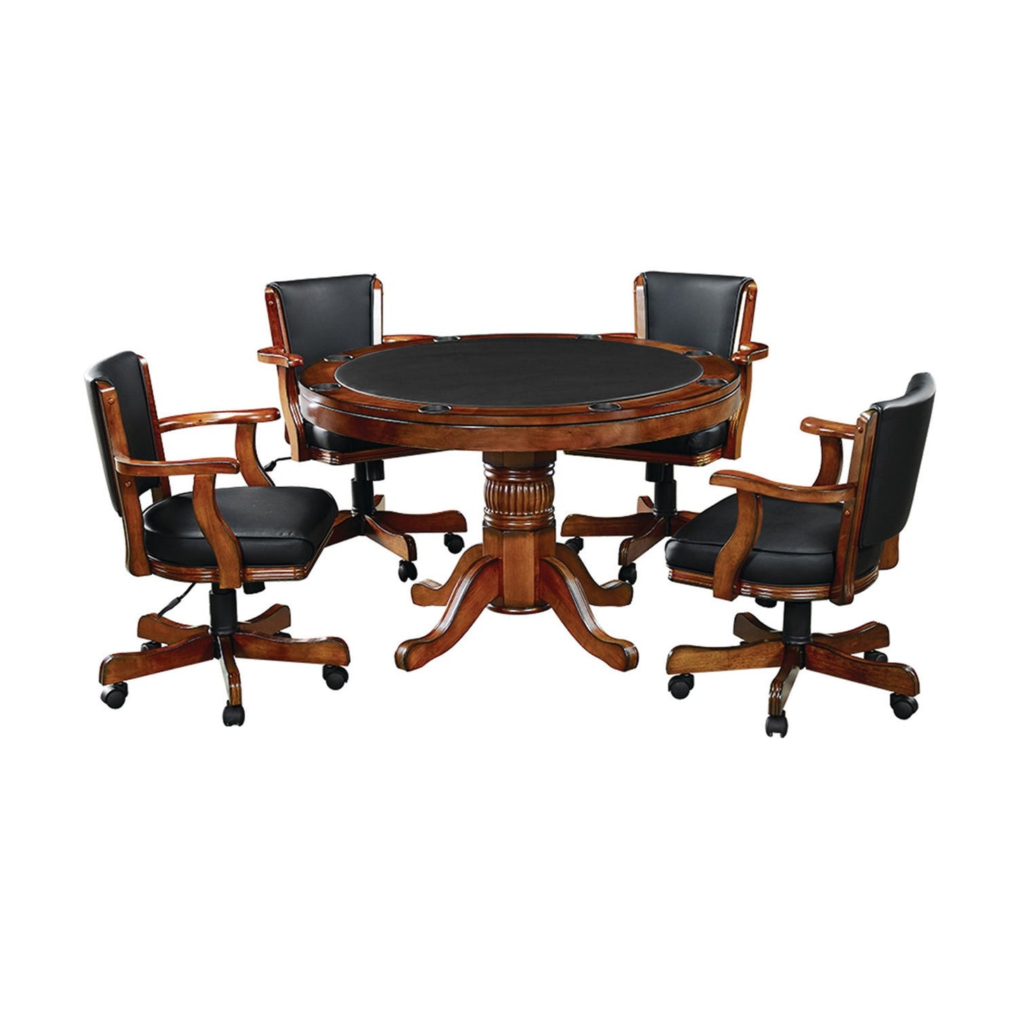 48″ Card Table and Chairs Set 1