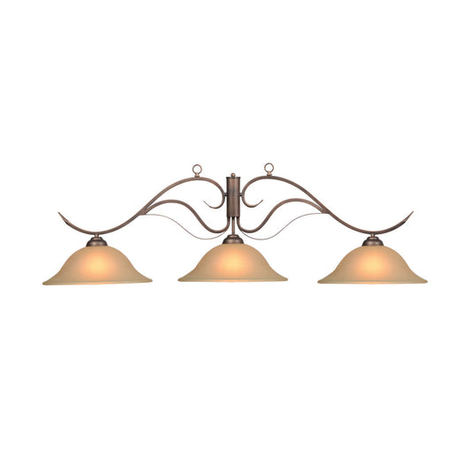 3 Shade Monaco Fixture Oil Rubbed Bronze