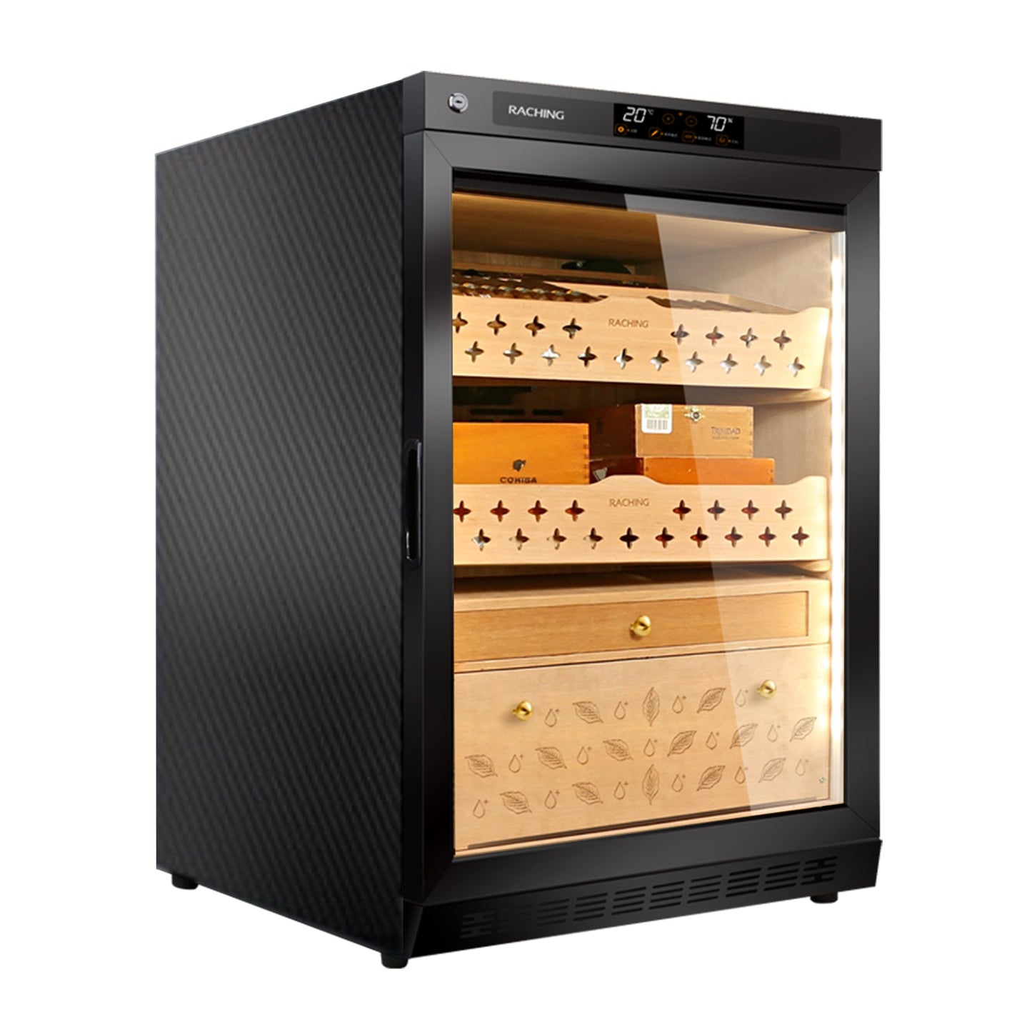 Raching MON800A - Electric Climate Control Cabinet Humidor (600 cigars)