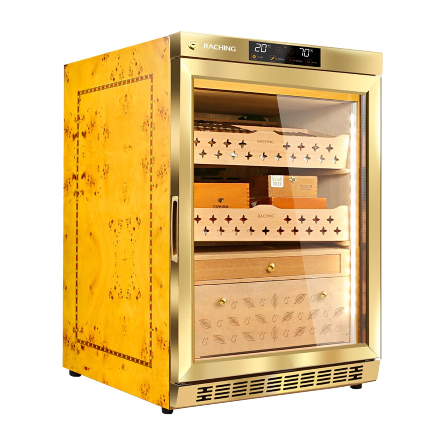 Raching MON800A - Electric Climate Control Cabinet Humidor (600 cigars)