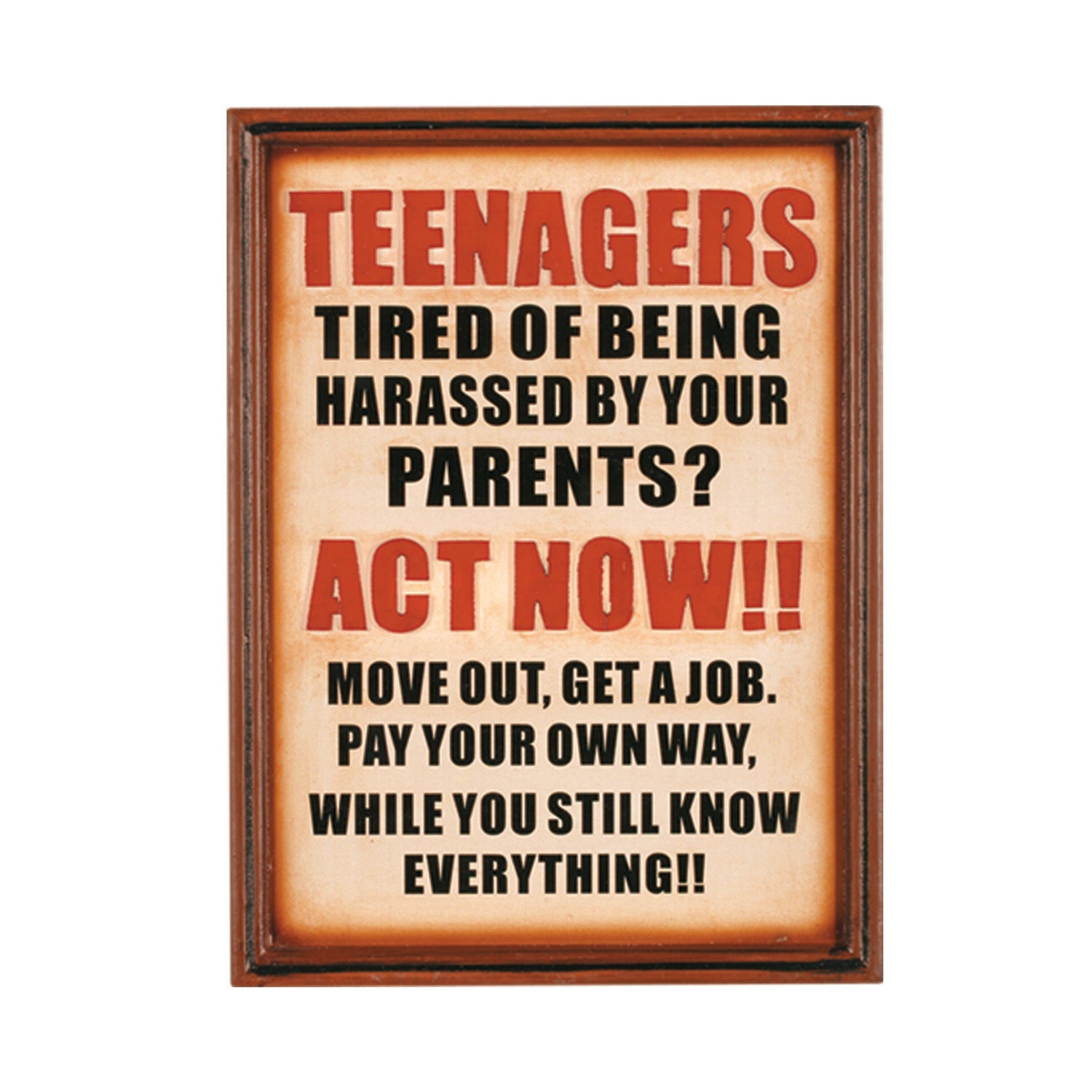 Pub Sign Teenagers