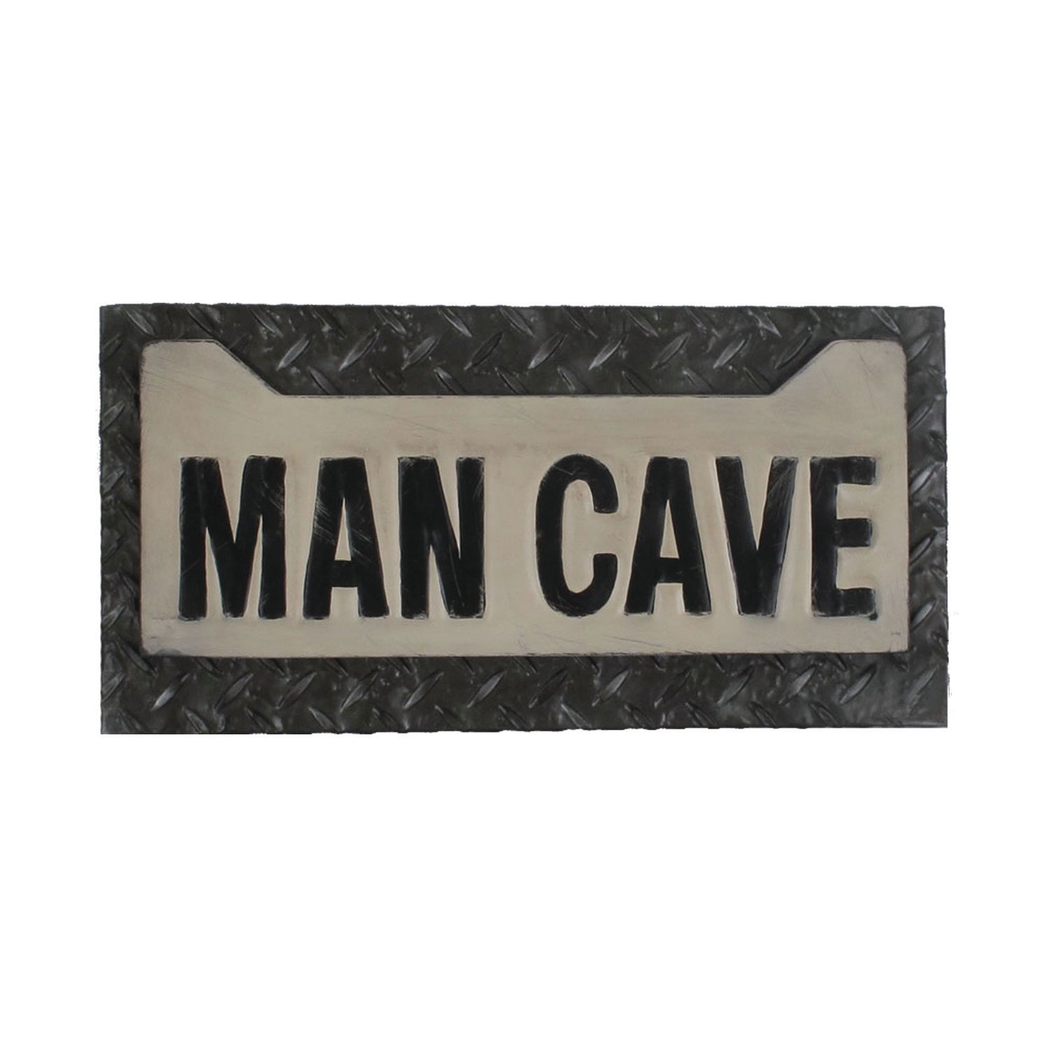 Metal Sign - Man Cave License Plate