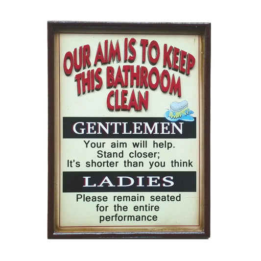 Our Aim Is To Keep This Bathroom Clean