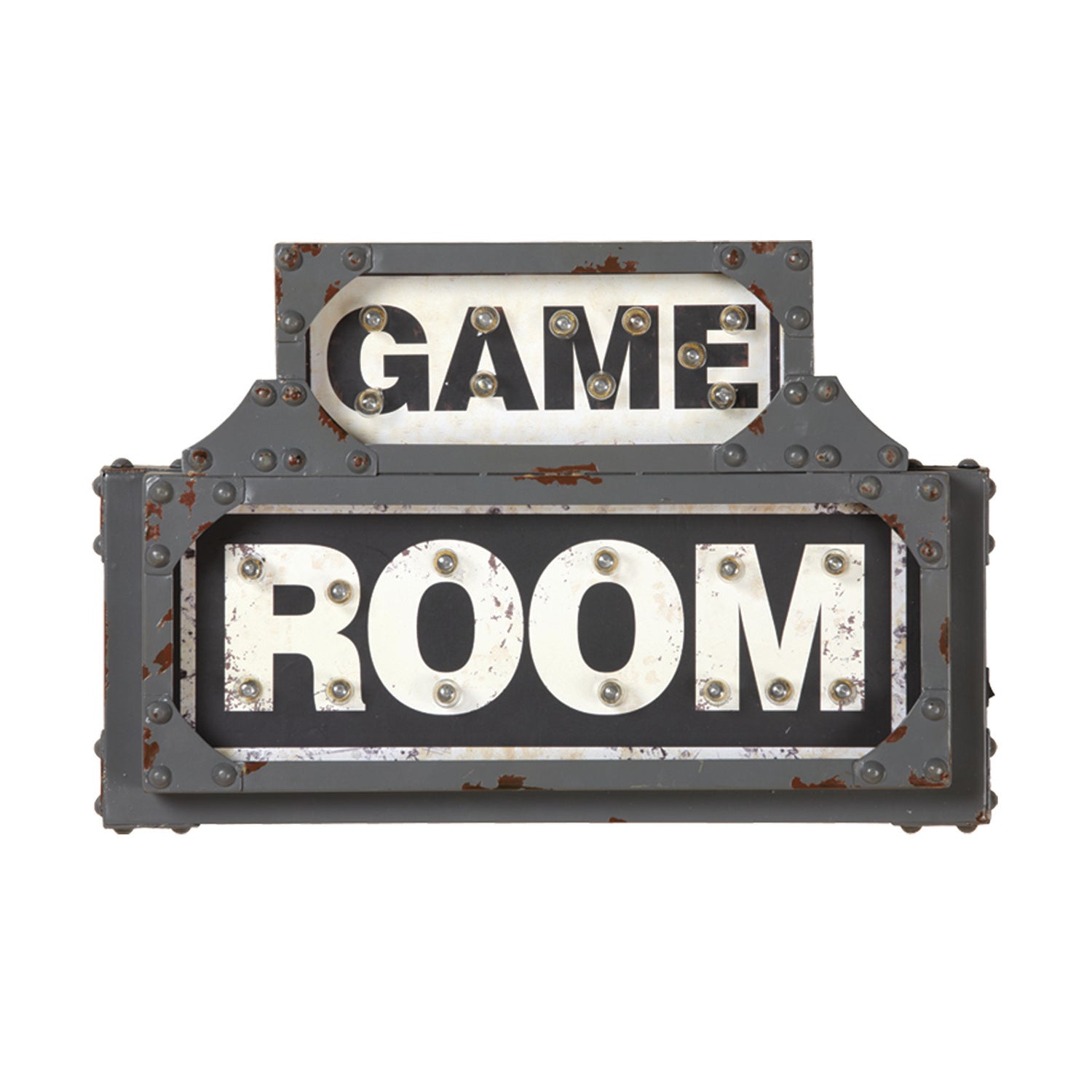 Metal Light Sign - Game Room