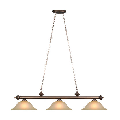 3-Light 60″ Oil Rubbed Bronze