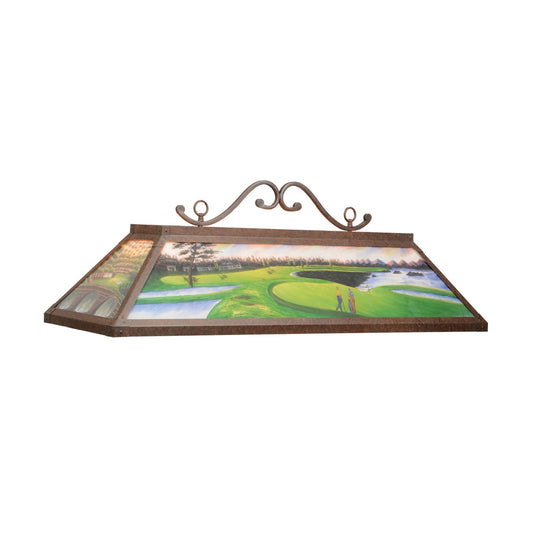 48″Hand - Painted Pool Table Light